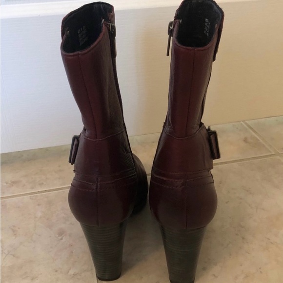 Clarks Artisan Lida Sayer Leather High Heel Mid Shaft Boots - Picture 6 of 10